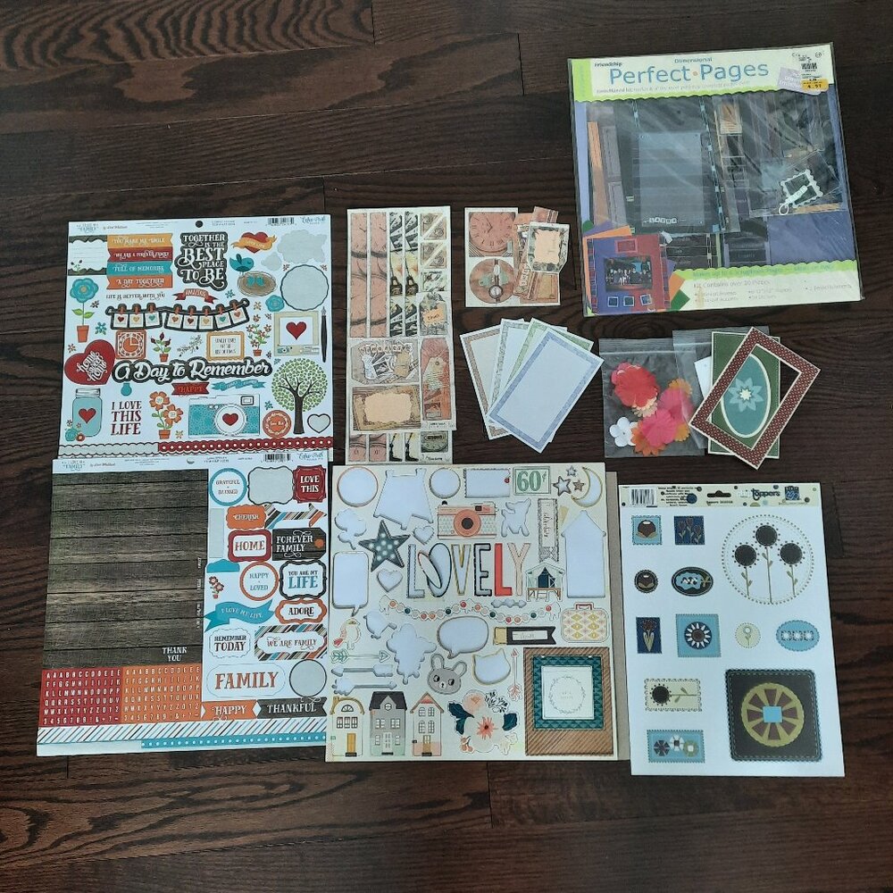 Scrapbooking or papercrafting  supplies - Various